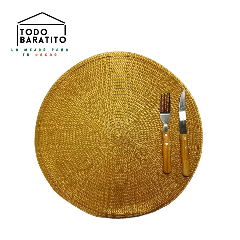 INDIVIDUAL PVC TIPO PAJA 38CM