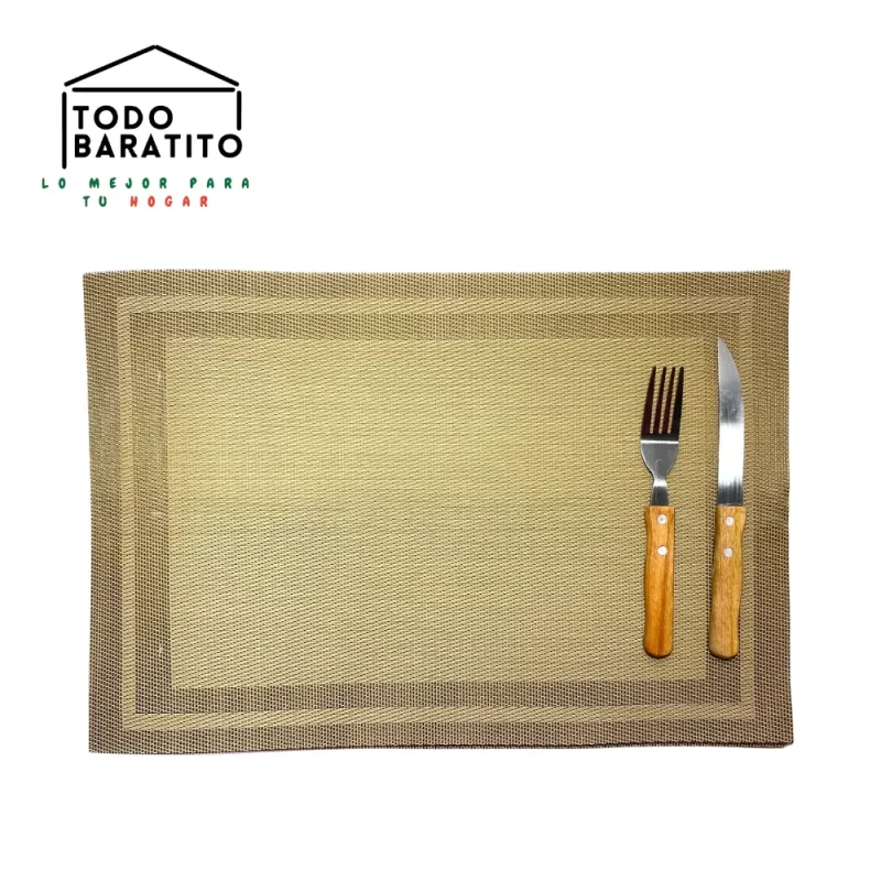 SET 6 INDIVIDUALES DE PLÁSTICO 45CM x 30CM